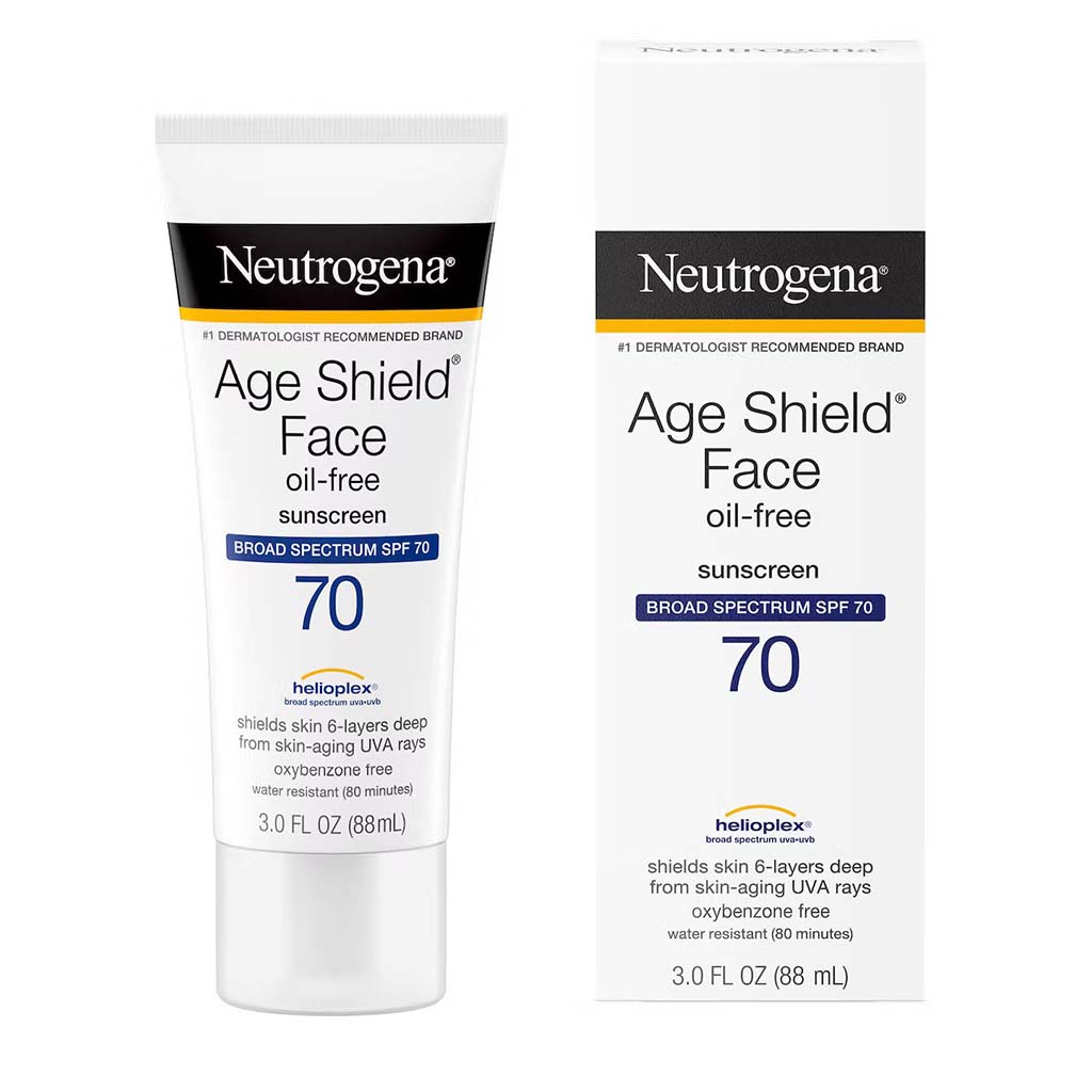 لوسیون ضد آفتاب نوتروژینا مدل age shield  حجم 88 میلی لیتر